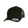 Suede Leather Trucker Cap