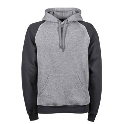 Two-Tone Hooded Sweatshirt