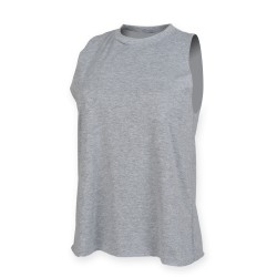 Women´s High Neck Slash Armhole Vest