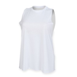 Women´s High Neck Slash Armhole Vest