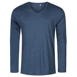 Men´s V-Neck T-Shirt Long Sleeve