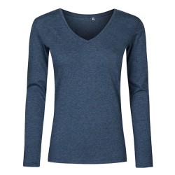 Women´s V-Neck T-Shirt Long Sleeve