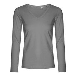 Women´s V-Neck T-Shirt Long Sleeve
