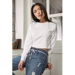 Ladies´ Terry Cropped Crew