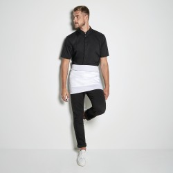 Men´s Tailored Fit Mandarin Collar Shirt Short Sleeve