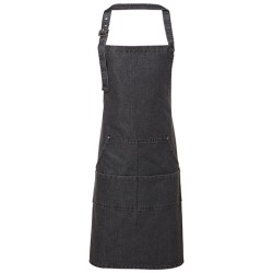 Jeans Stitch Denim Bib Apron