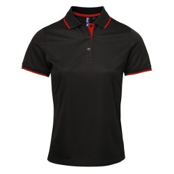 Damska koszulka polo z kołnierzykiem
