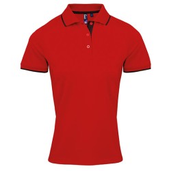 Damska koszulka polo z kołnierzykiem