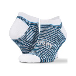 3-Pack Mixed Stripe Coolmax Sneaker Socks