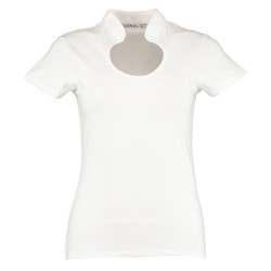 Women`s Regular Fit Keyhole Neck Top