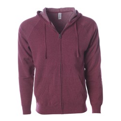 Unisex Midweight Special Blend Raglan Zip Hood