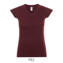 Women´s V-Neck-T-Shirt Moon