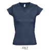 Women´s V-Neck-T-Shirt Moon