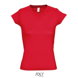 Women´s V-Neck-T-Shirt Moon