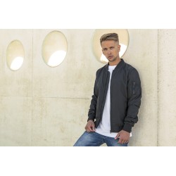 Nylon Bomber Jacket