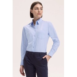 Popeline-Blouse Executive Long Sleeve