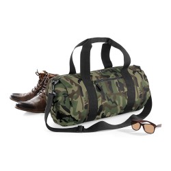 Camo Barrel Bag