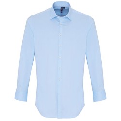 Men´s Stretch Fit Poplin Long Sleeve Cotton Shirt