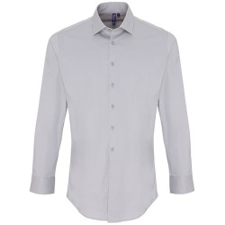 Men´s Stretch Fit Poplin Long Sleeve Cotton Shirt