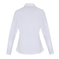 Women´s Stretch Fit Poplin Long Sleeve Cotton Shirt