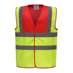 Hi-Vis 2 Bands & Braces Waistcoat