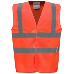 Hi-Vis 2 Bands & Braces Waistcoat