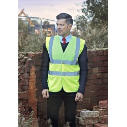 Hi-Vis 2 Bands & Braces Waistcoat