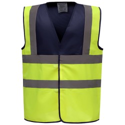 Hi-Vis 2 Bands & Braces Waistcoat