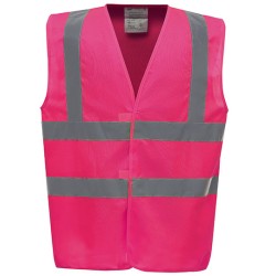 Hi-Vis 2 Bands & Braces Waistcoat