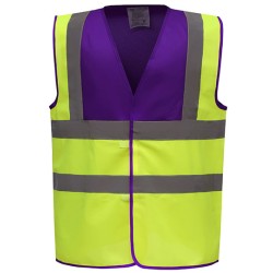 Hi-Vis 2 Bands & Braces Waistcoat