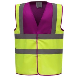 Hi-Vis 2 Bands & Braces Waistcoat