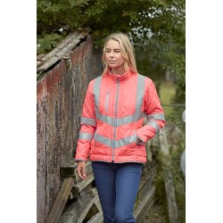 Hi-Vis Kensington Jacket With Fleece Lining