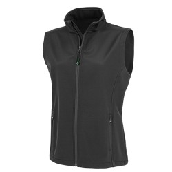 Women´s Recycled 2-Layer Printable Softshell Bodywarmer