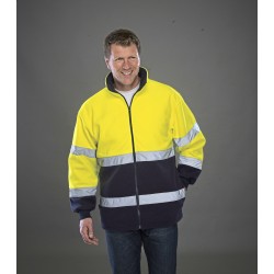 Hi-Vis 2 Bands 2-Tone Fleece Jacket