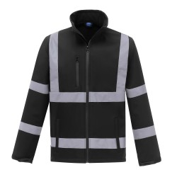 Hi-Vis 2 Bands & Braces Softshell Jacket