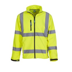 Hi-Vis 2 Bands & Braces Softshell Jacket