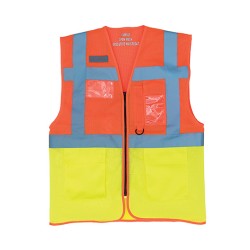 Hi-Vis Top Cool Recycled Open Mesh Executive Waistcoat