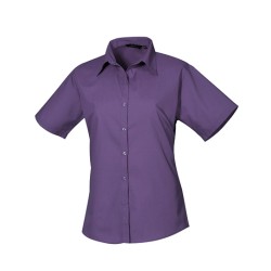 Women´s Poplin Short Sleeve Blouse