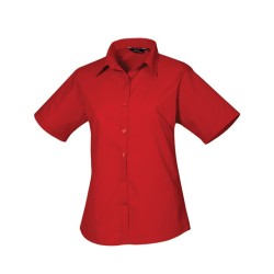 Women´s Poplin Short Sleeve Blouse