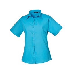 Women´s Poplin Short Sleeve Blouse