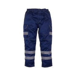 Hi-Vis Cargo Trousers With Knee Pad Pockets