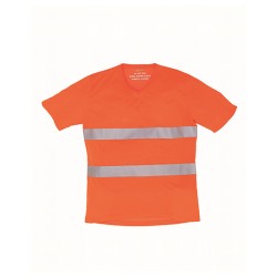 Hi-Vis Top Cool Super Light V-Neck T-Shirt