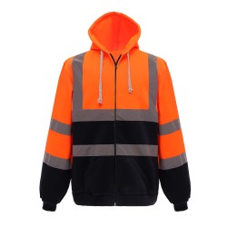 Hi-Vis Zip Hoodie