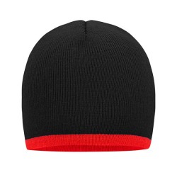 Beanie With Contrasting Border