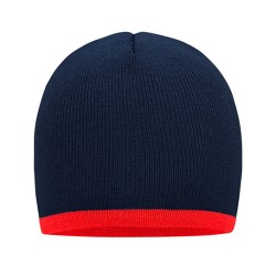 Beanie With Contrasting Border