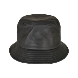 Imitation Leather Bucket Hat