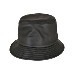 Imitation Leather Bucket Hat