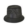 Imitation Leather Bucket Hat