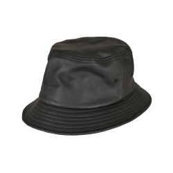 Imitation Leather Bucket Hat