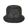 Imitation Leather Bucket Hat